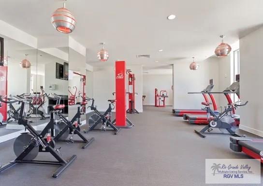 310A Padre Blvd Unit 803, South Padre Island, TX 78597 - view of exercise room