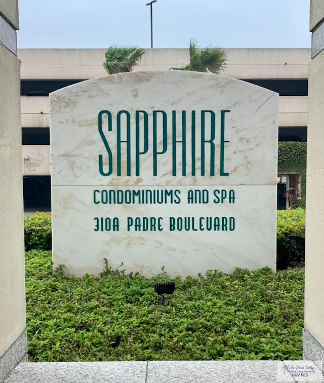 310A Padre Blvd Unit 803, South Padre Island, TX 78597 - view of community / neighborhood sign