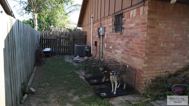 view of property exterior with cooling unit