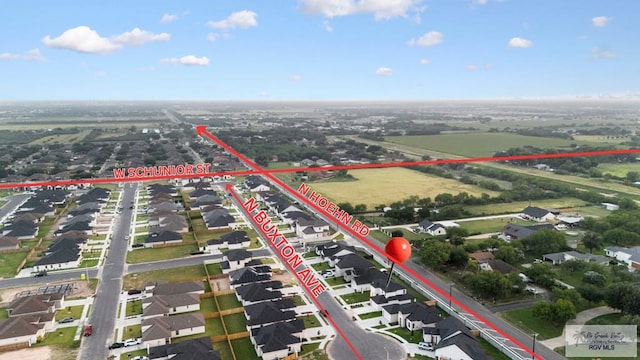 1013 Butler St, Edinburg, TX 78541 - aerial perspective of suburban area