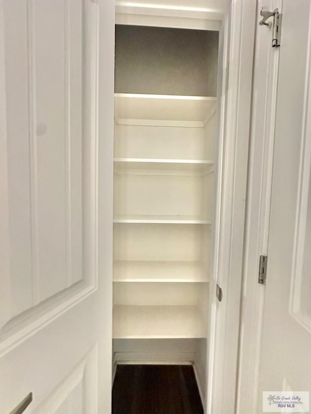 view of closet