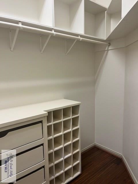 71 Cortez Ave, Rancho Viejo, TX 78575 - spacious closet with dark wood-style floors