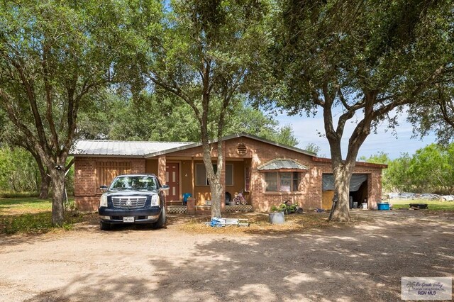 view of ranch-style home