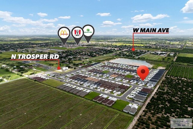 1105 W La Pointe Ave, Alton, TX 78573 - drone / aerial view of a large body of water