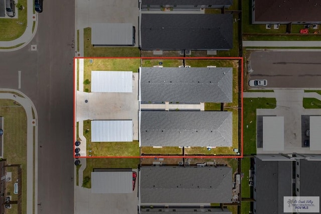 1105 W La Pointe Ave, Alton, TX 78573 - aerial view of property's location with property parcel outlined