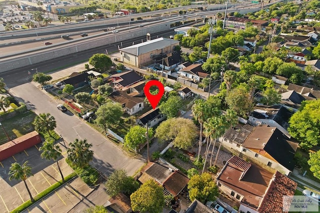 bird's eye view featuring a residential view