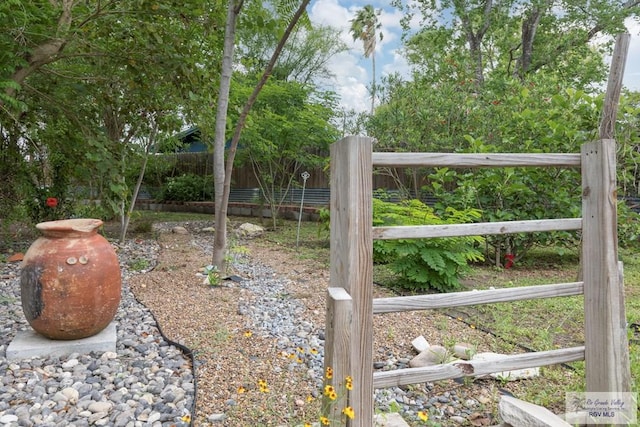 701 S Parker Rd, La Feria, TX 78559 - view of yard with fence
