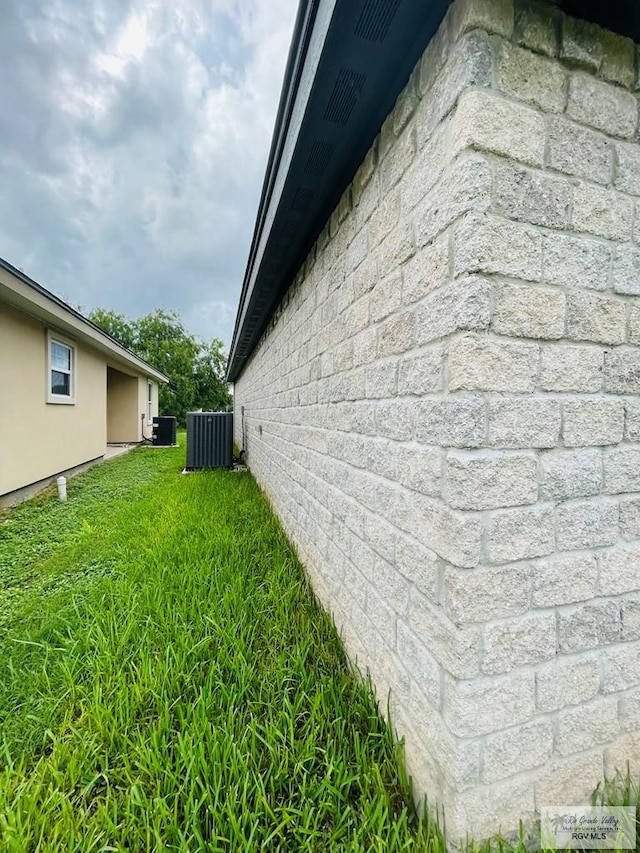 view of property exterior featuring cooling unit