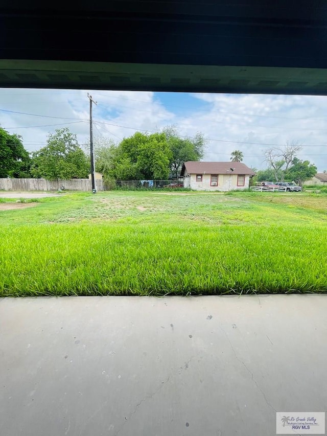 view of yard