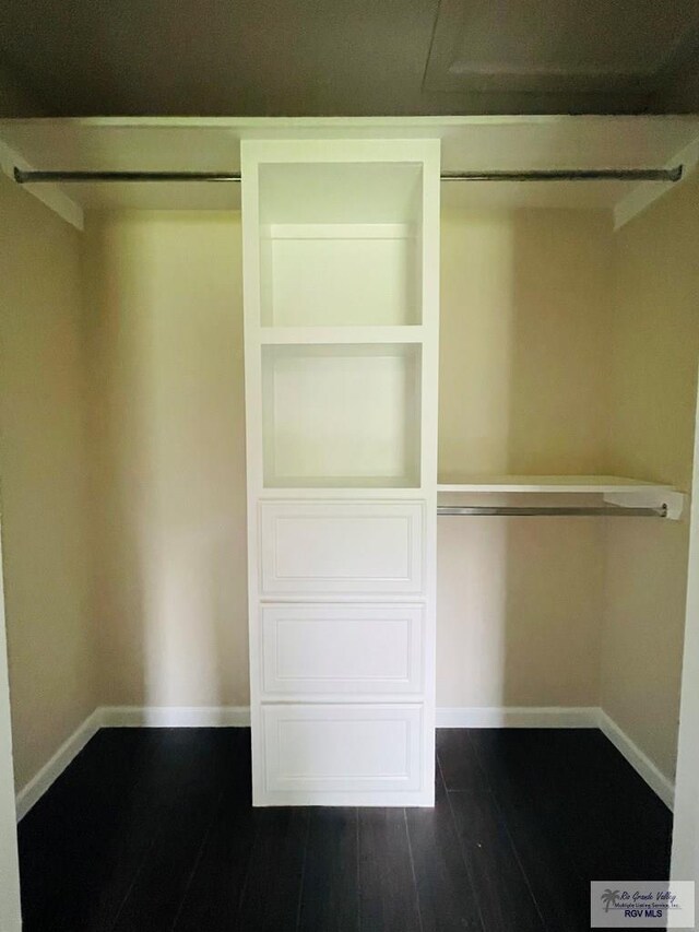view of closet