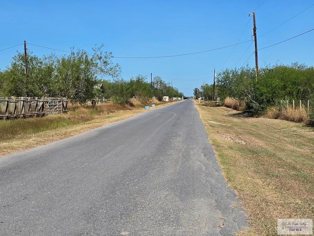 view of road