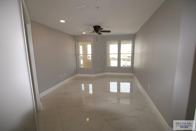 200 Padre Blvd Unit 2307, South Padre Island, TX 78597 - spare room with ceiling fan