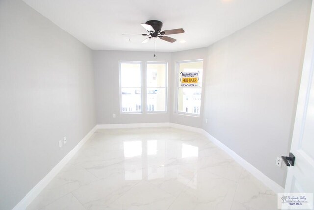 200 Padre Blvd Unit 2307, South Padre Island, TX 78597 - empty room featuring ceiling fan