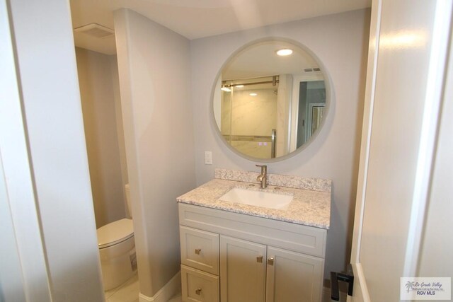 200 Padre Blvd Unit 2307, South Padre Island, TX 78597 - bathroom featuring vanity and toilet