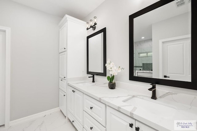 802 Olivia Dr, Mercedes, TX 78570 - bathroom with a shower and vanity