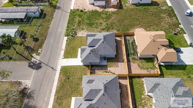 birds eye view of property featuring a residential view