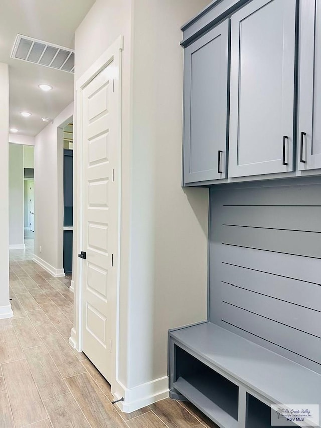 3617 Mattie Ln, Harlingen, TX 78550 - mudroom with baseboards and light wood-type flooring