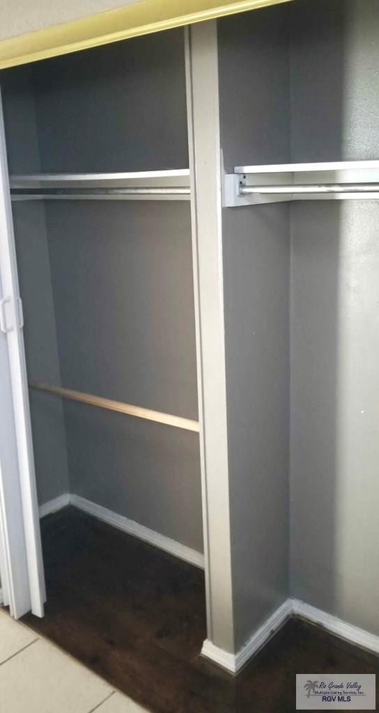 view of closet