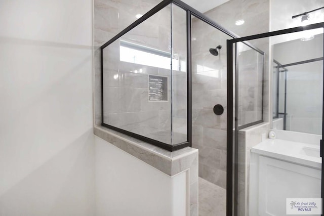 1838 Miley Ln, Harlingen, TX 78550 - full bathroom with tiled shower and vanity