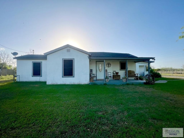 31360 Fm 1575, Los Fresnos, TX 78566 - rear view of property with covered porch