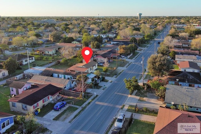 drone / aerial view featuring a residential view