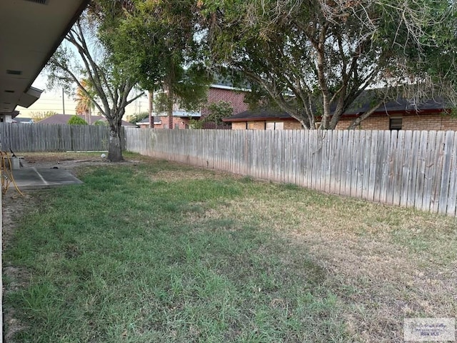 view of yard