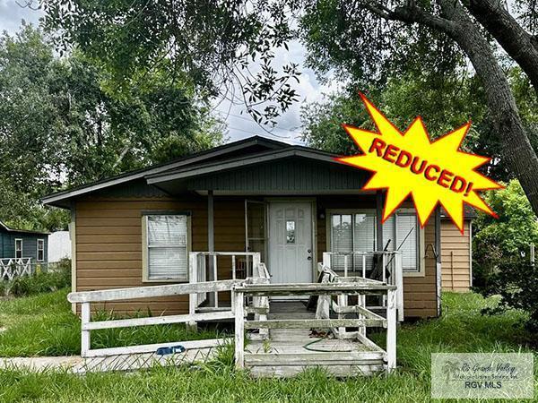 33268 Fm 803, Los Fresnos, TX 78566 - view of front of property featuring covered porch