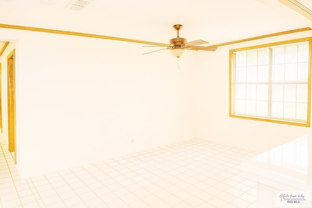 34719 Los Ranchos Rd Unit 1, San Benito, TX 78586 - empty room featuring ceiling fan