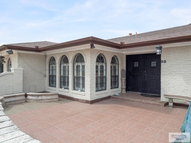 exterior space with a patio area