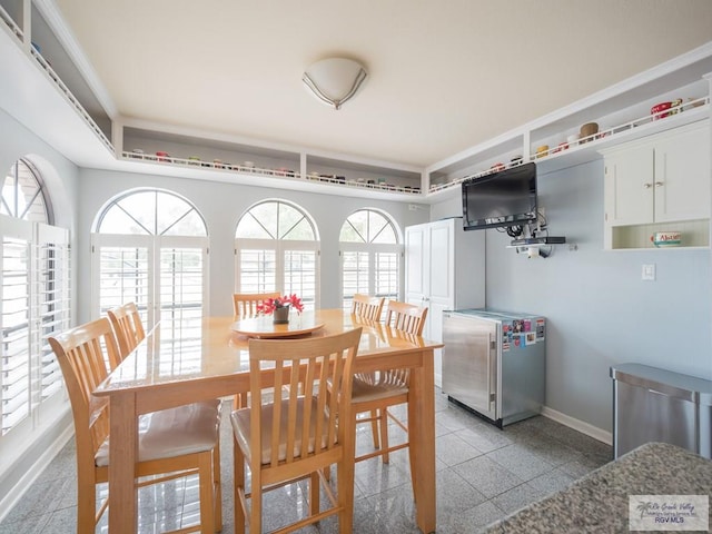 view of dining room