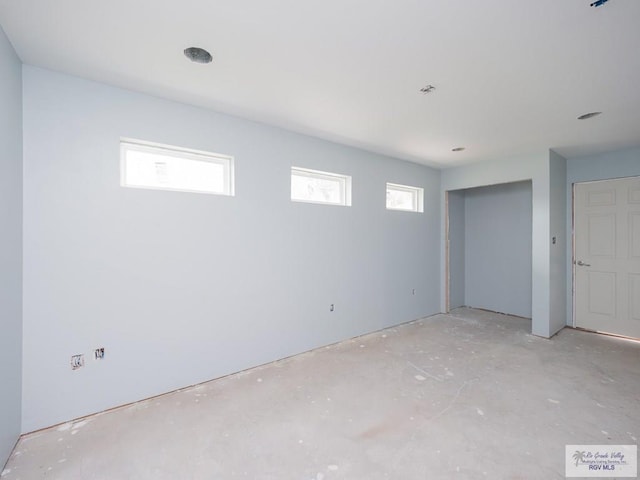 basement featuring a healthy amount of sunlight