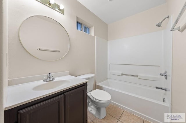 2344 Munich St, Brownsville, TX 78520 - bathroom with vanity, tile patterned floors, and tub / shower combination