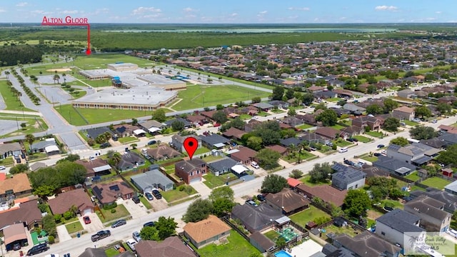 2344 Munich St, Brownsville, TX 78520 - aerial view of property and surrounding area featuring nearby suburban area