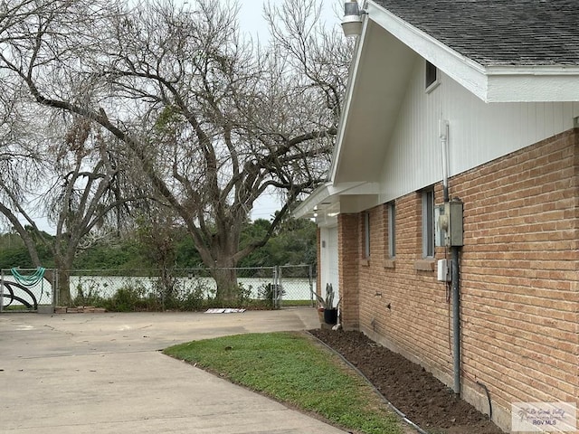 view of side of property