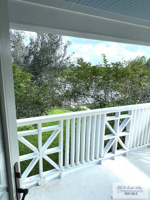 view of patio / terrace with a balcony