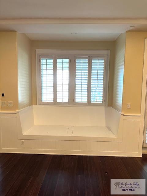 bathroom featuring hardwood / wood-style floors