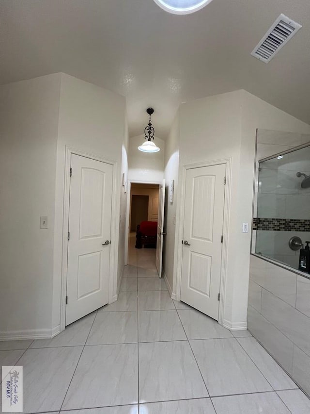 4870 Mckenzie Rd, Brownsville, TX 78521 - hall with baseboards and light marble finish floors