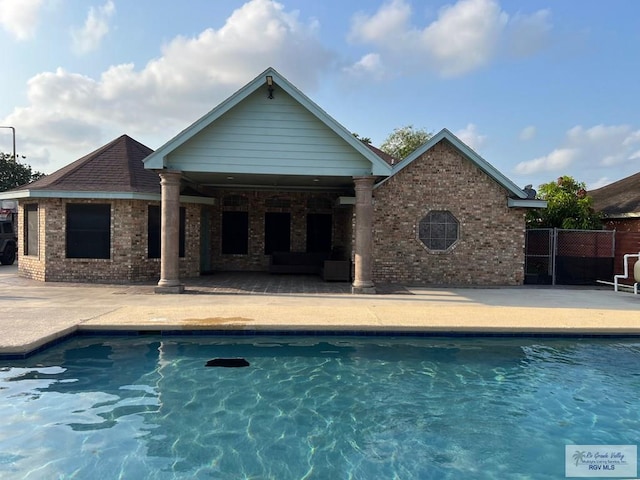 4870 Mckenzie Rd, Brownsville, TX 78521 - swimming pool with a patio
