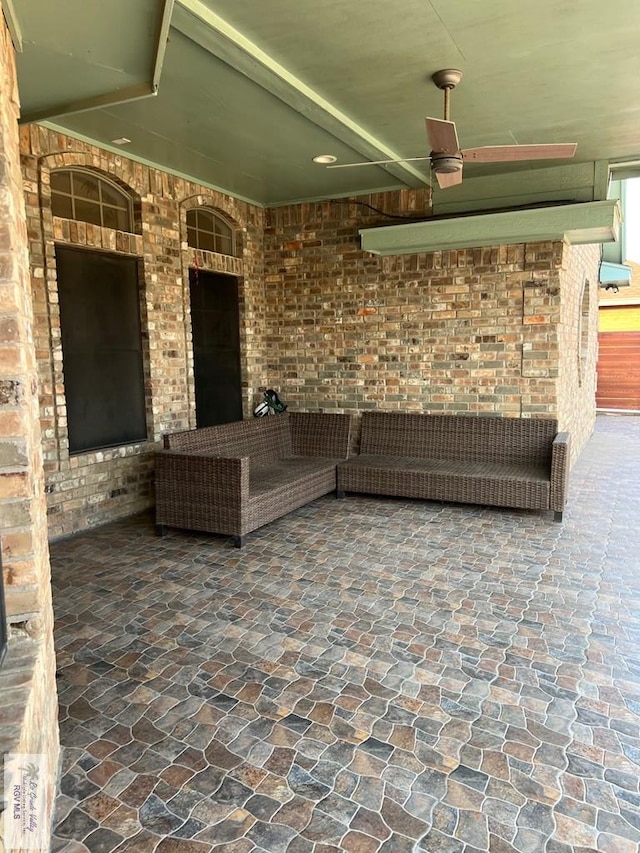 4870 Mckenzie Rd, Brownsville, TX 78521 - view of patio / terrace featuring an outdoor living space