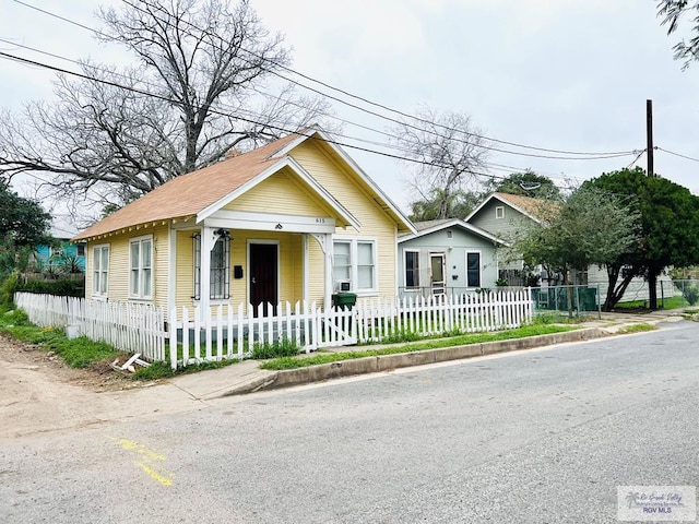 view of bungalow