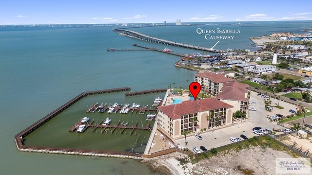 301 Houston Ave Unit 3402, Port Isabel, TX 78578 - aerial view of a large body of water