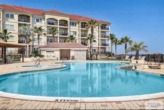 301 Houston Ave Unit 3402, Port Isabel, TX 78578 - community pool with a patio
