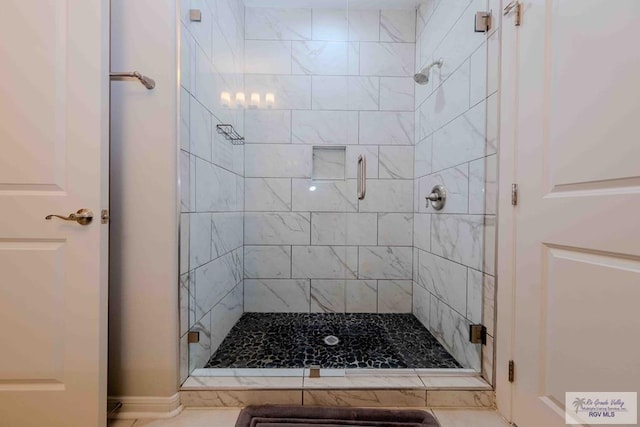 full bath featuring a stall shower