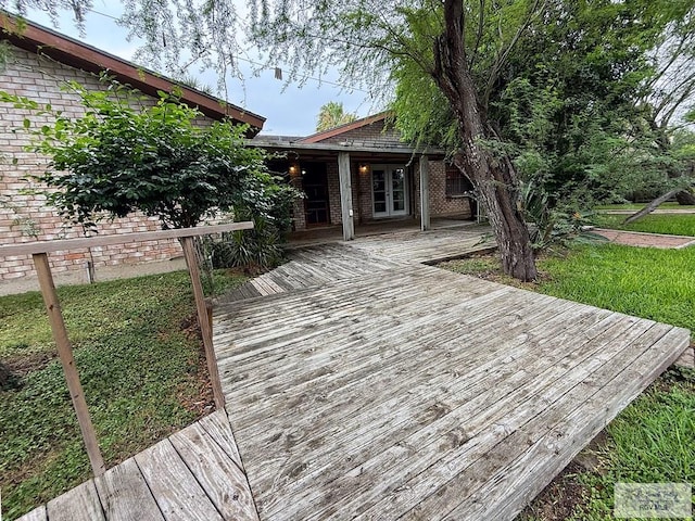 38 Palmetto Cir, Brownsville, TX 78521 - view of deck