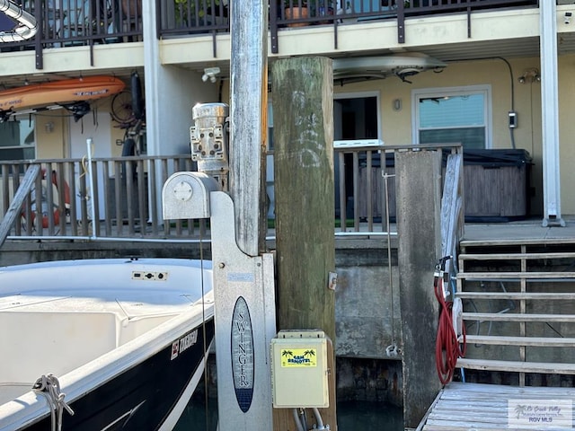 exterior space featuring separate washer and dryer