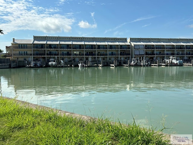 view of water feature