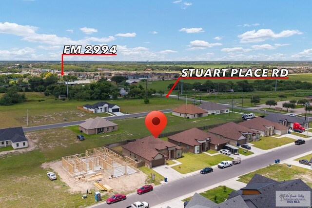 16620 W Duff Ct, Harlingen, TX 78552 - aerial view of residential area