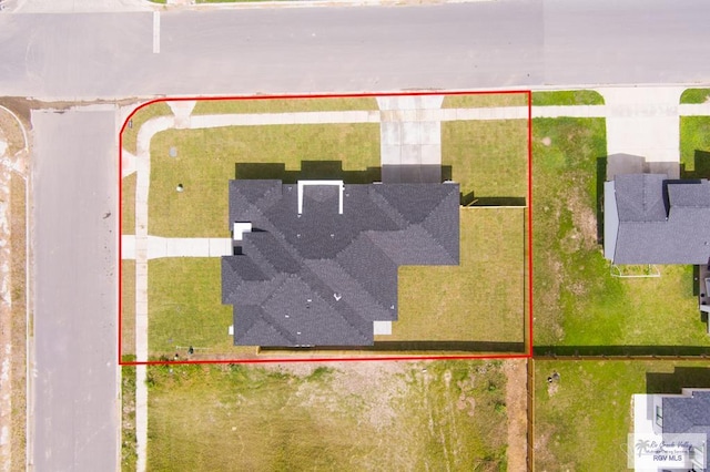 115 Finch Dr, Los Fresnos, TX 78566 - aerial overview of property's location featuring property parcel outlined