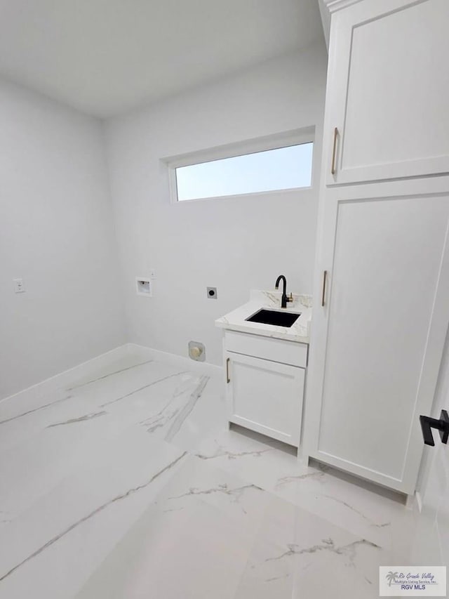 115 Finch Dr, Los Fresnos, TX 78566 - bathroom with marble finish floors and vanity