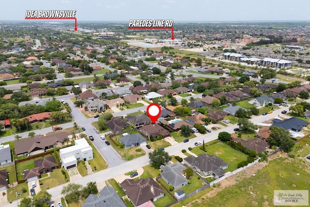 1675 Chipinque Dr, Brownsville, TX 78526 - aerial view of property and surrounding area